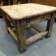Table basse en bois massif 20ème