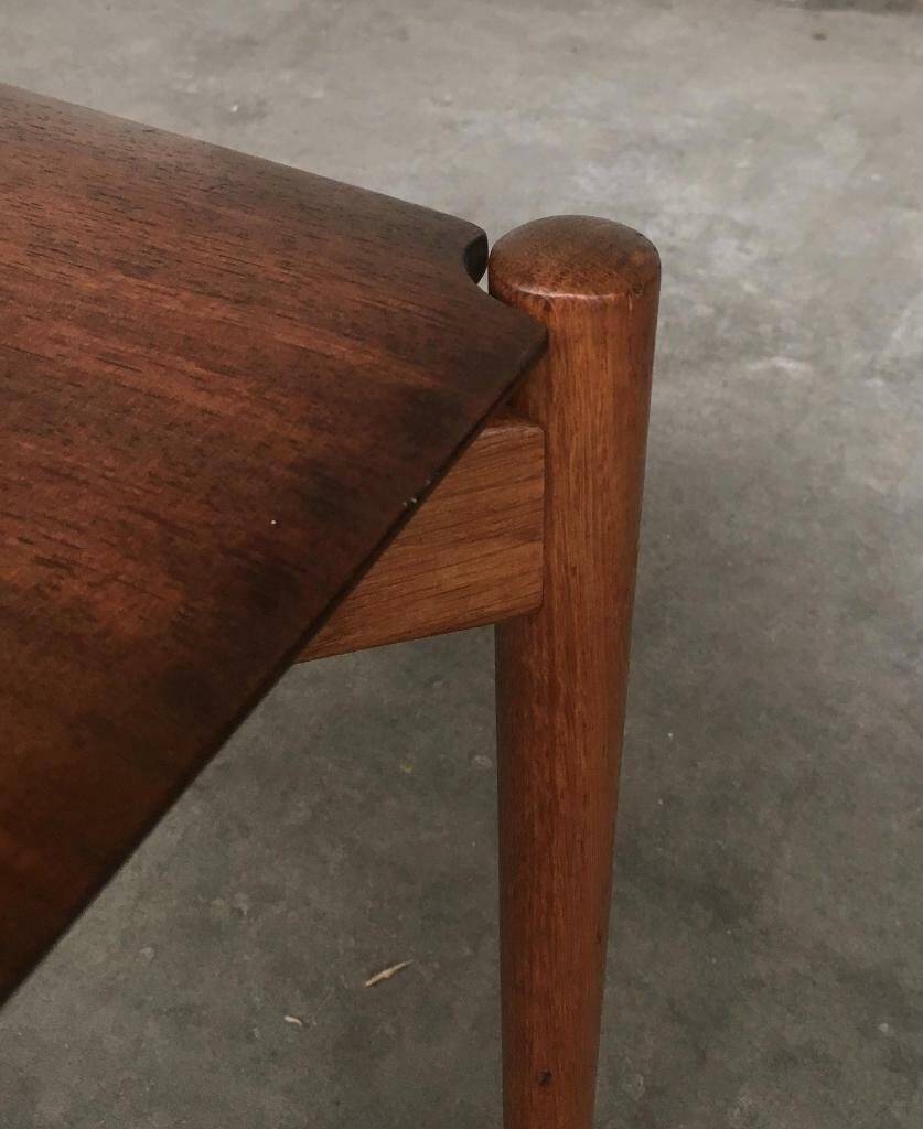 Mid-century German coffee table series 400 in teak by Hartmut Lohmeyer for Wilkhahn, 1950s.