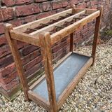 Porte-parapluie en bois vintage