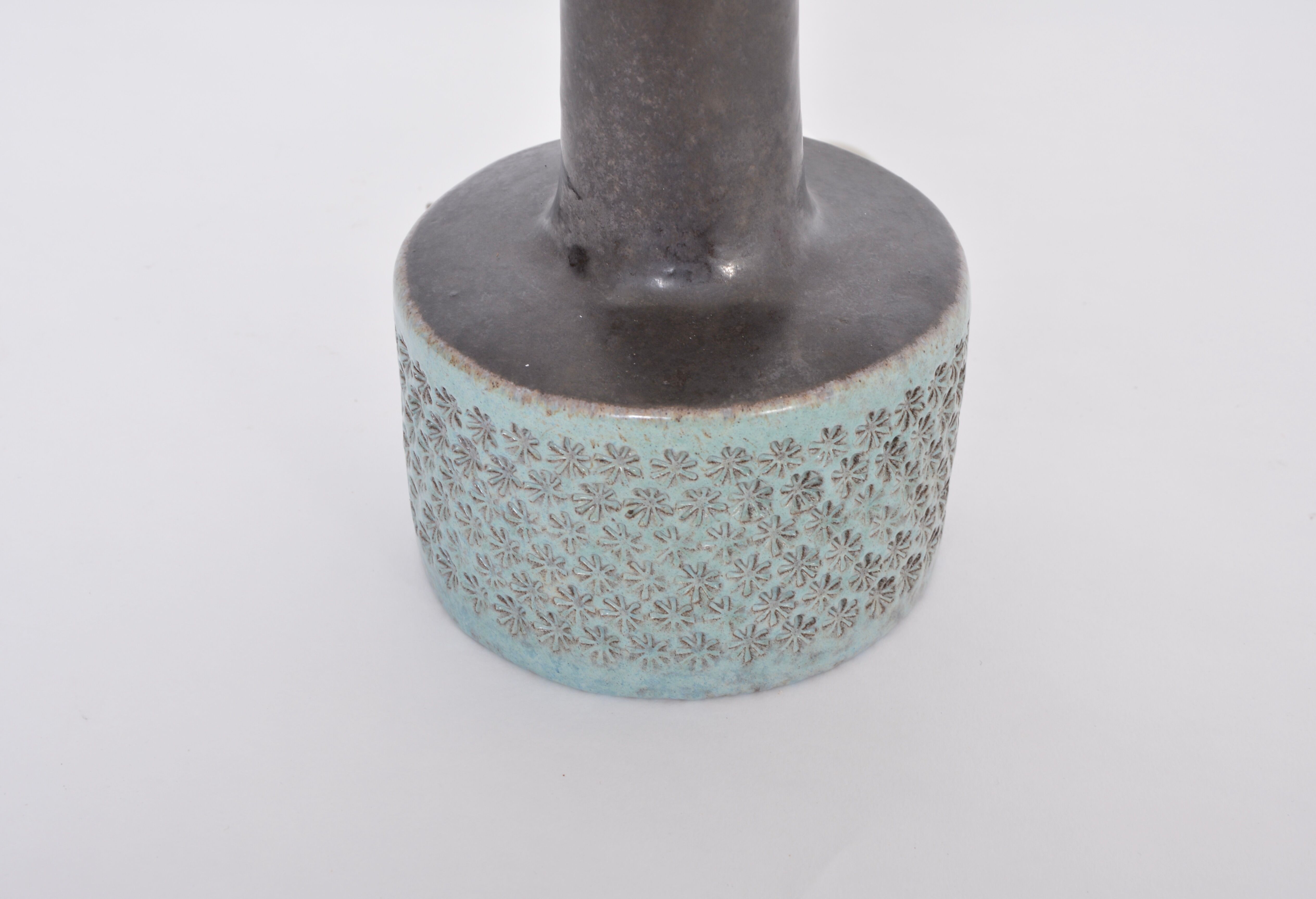 Handmade Danish Mid-Century Modern Ceramic Table Lamp