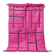Traditional handmade Moroccan rug with pink patterns, 200x300 cm.