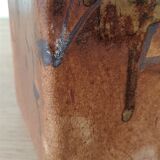 Signed sandstone vase
