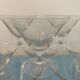 Crystal champagne glasses