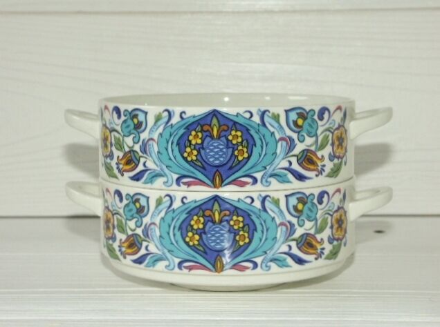 Lot 2 porcelain bowls Izmir Villeroy & Boch vintage 1973