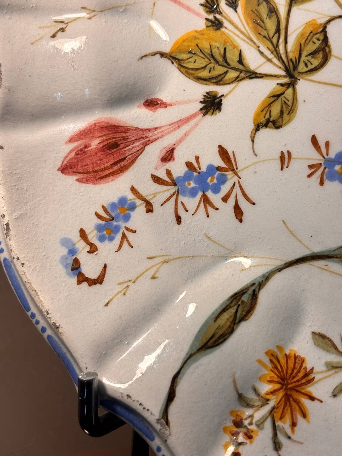 Assiette Nove L’Italie début 20eme