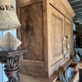 Raw solid walnut buffet