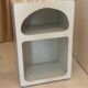 Mykonos Bali style bedside or niche side table in polished concrete