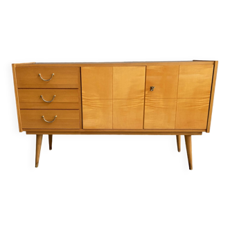 Blond glossy sideboard 1960s