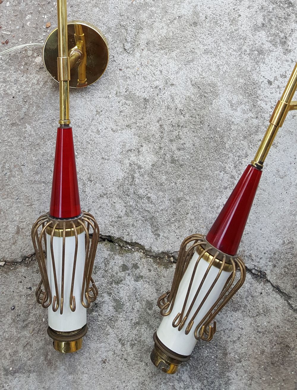 Pair of wall House Lunel royal productions Paris 50 years