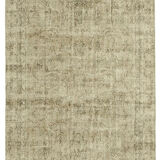 Hand-knotted vintage turkish beige carpet 181 cm x 294 cm