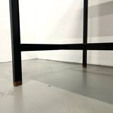 Pierre Guariche desk in teak and lacquered steel
