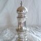Silver plated pepper mill pepper shaker classic vintage style
