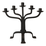 Wrought iron candlestick candelabra candle holder