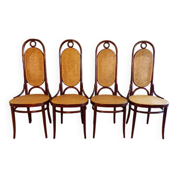 Suite 4 dining chairs Thonet 207R