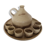 Enamelled sandstone liquor service