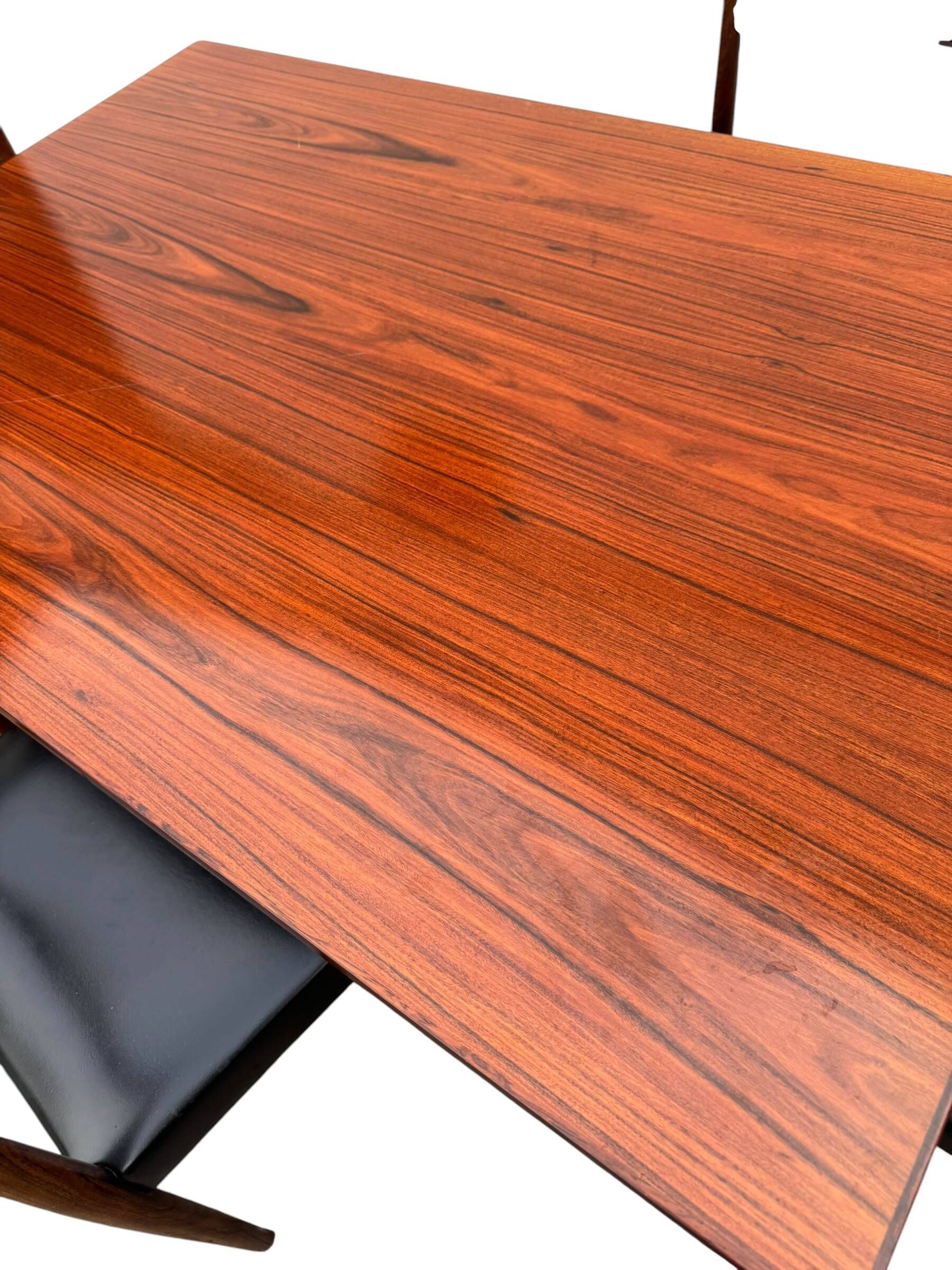 Vintage Scandinavian Rosewood Dining Set