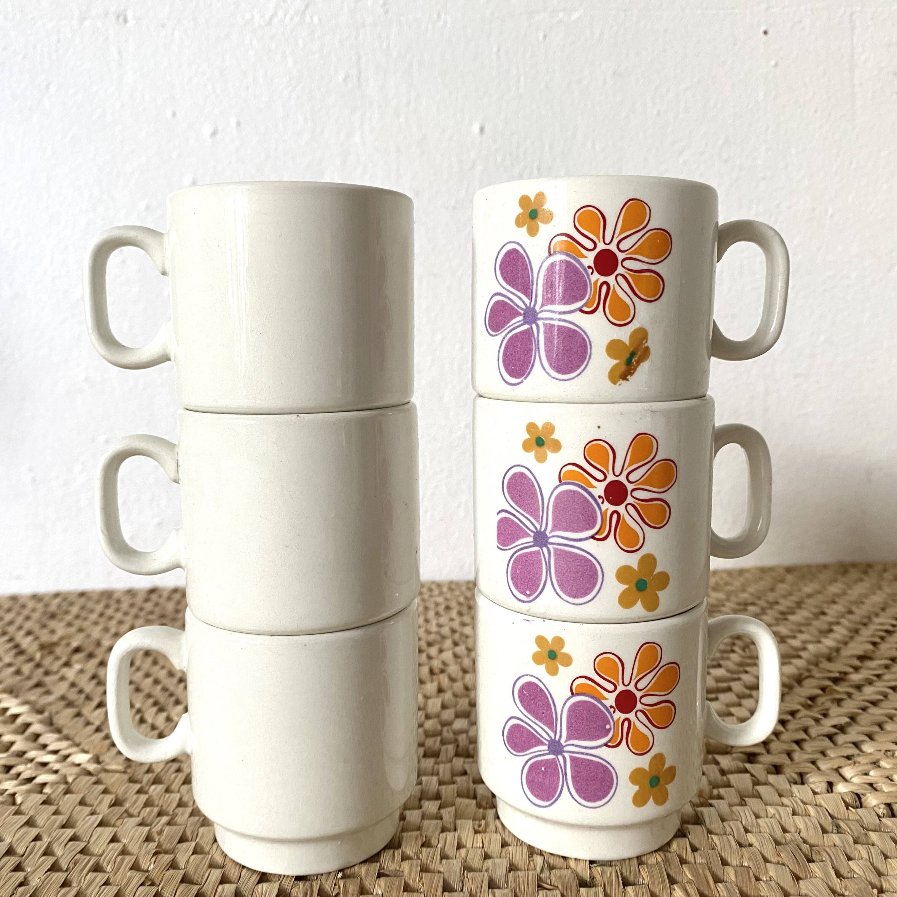 Vintage Italy Pagnossin espresso coffee cups