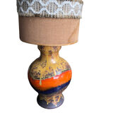 Ceramic floor lamp 1950 vintage
