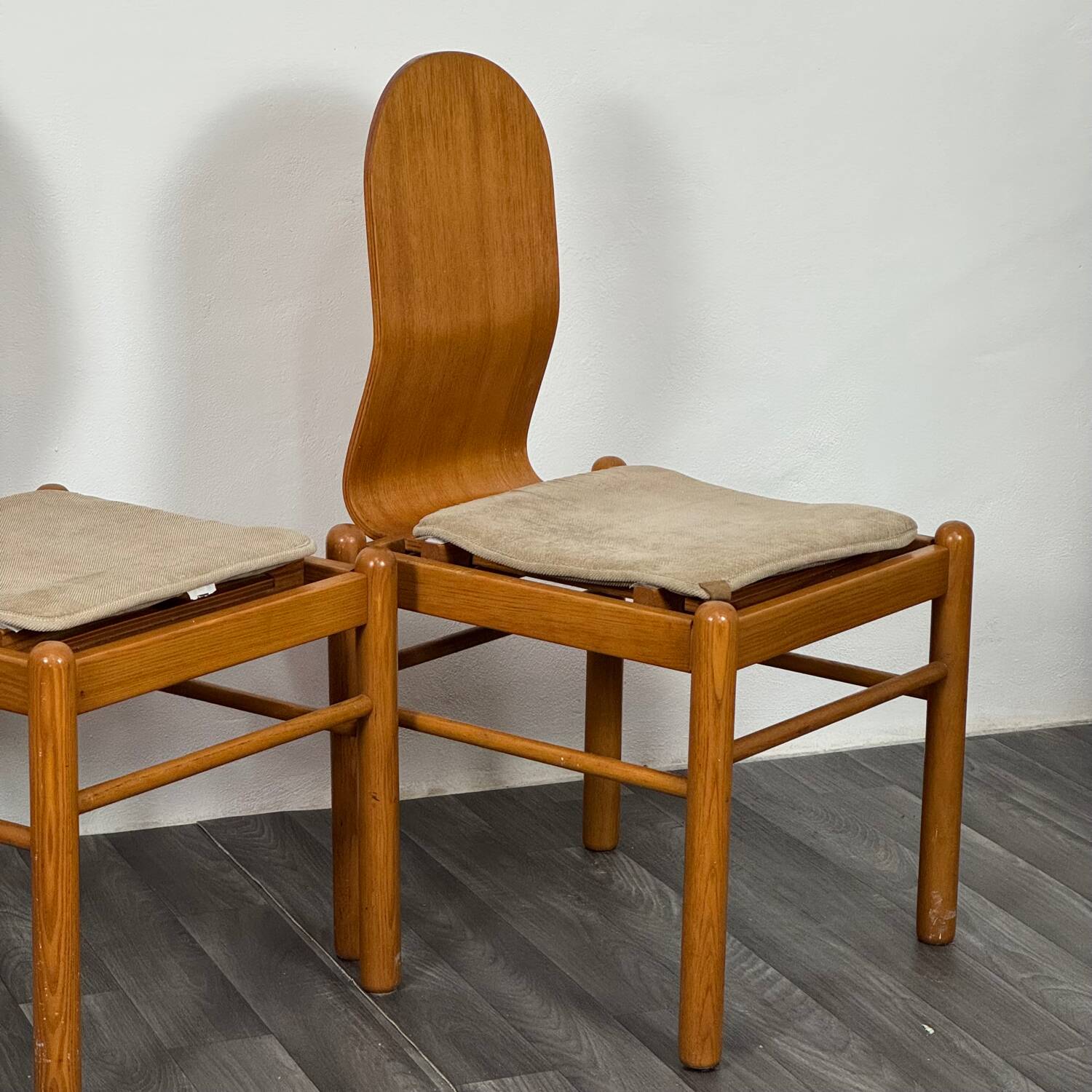Set Di 4 Sedie Da Pranzo Design Mid Century Scandinavo Anni 70