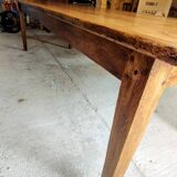 Large solid oak farmhouse table with two drawers 260 cm x 100 cm
