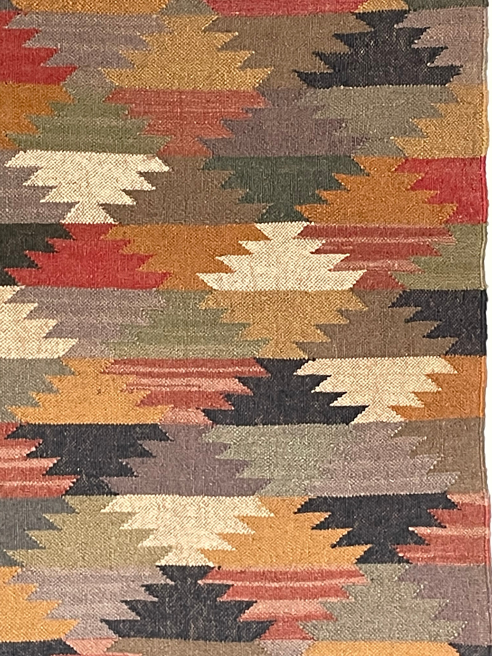 3 x 5, handmade jute-wool kilim rug, kilim carpet, 90x150cm