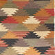 3 x 5, handmade jute-wool kilim rug, kilim carpet, 90x150cm