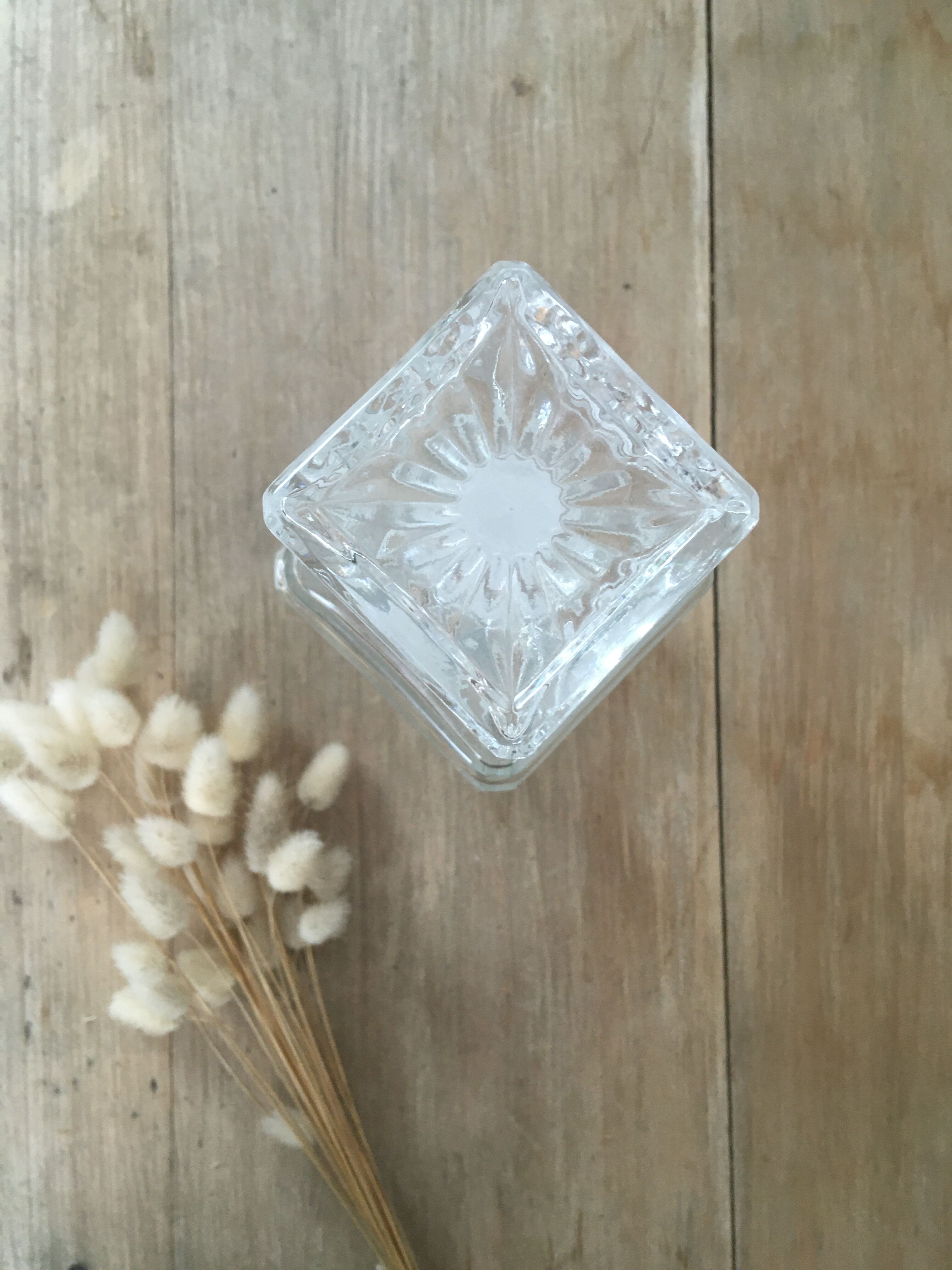 Moulded glass whisky decanter