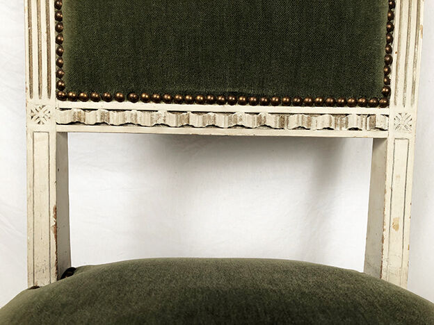 Pair of louis xvi style chairs