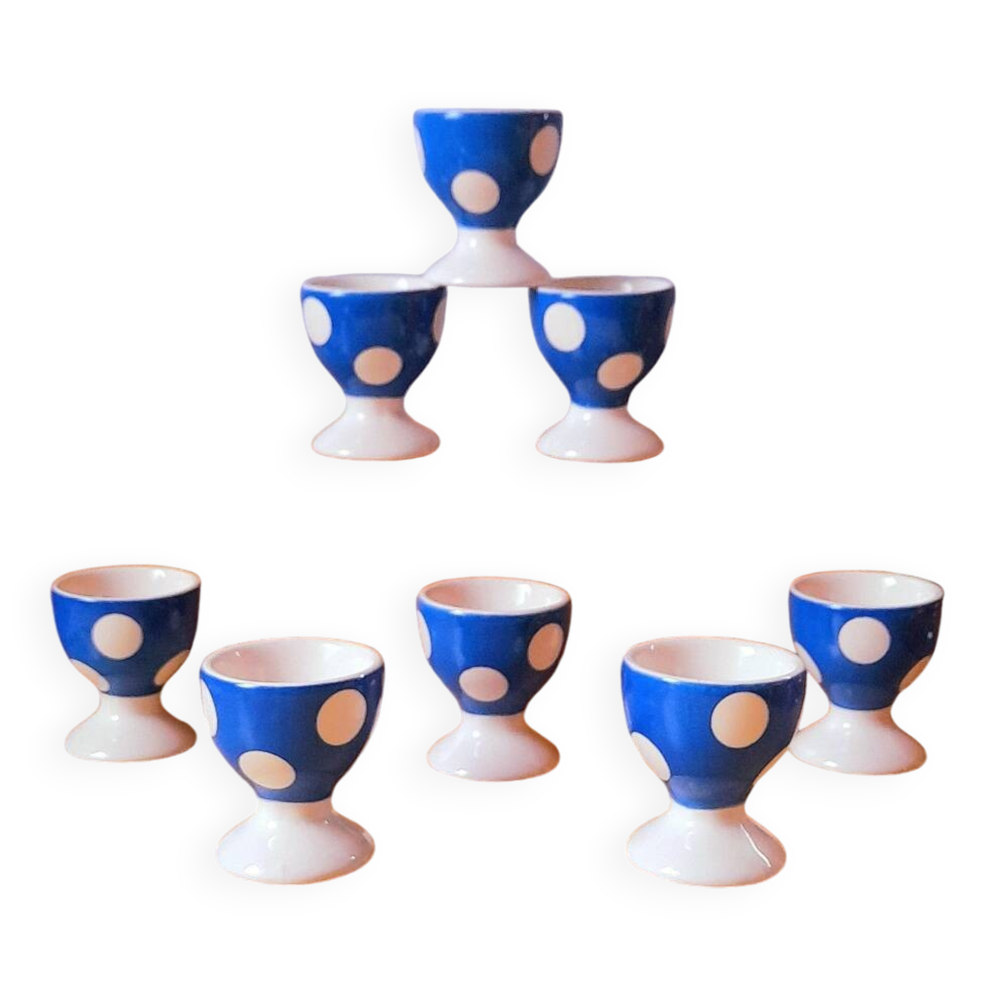 Vintage ceramic egg cups