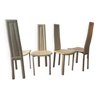 Set of 4 Roche Bobois chairs