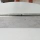 Vintage folk art mirror in cast aluminum and solid brass 60s/70s 50*50 cm