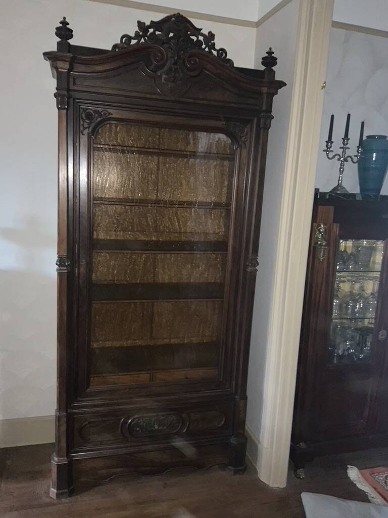 Bibliothèque-vitrine ancienne – Style néo-Renaissance / Henri II – XIXᵉ siè