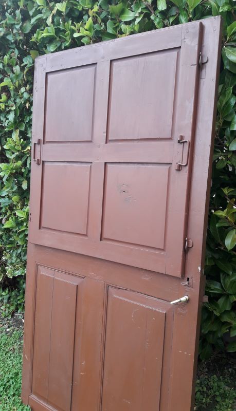 Porte vitrée H186,5xL98,5 de communication moulurée