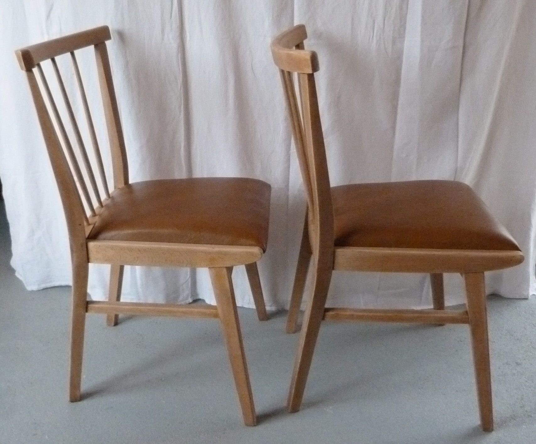 Pair of baumann chairs
