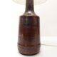 Scandinavian oxblood ceramic lamp Désirée Stentoj 1970