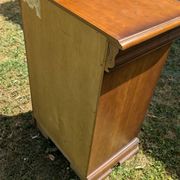 Wooden Louis Philippe style chest of drawers – 4 drawers
