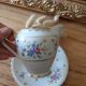 Scented candle Limoges porcelain creamer cup