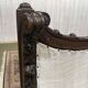 Walnut fireplace screen from the early 20th century