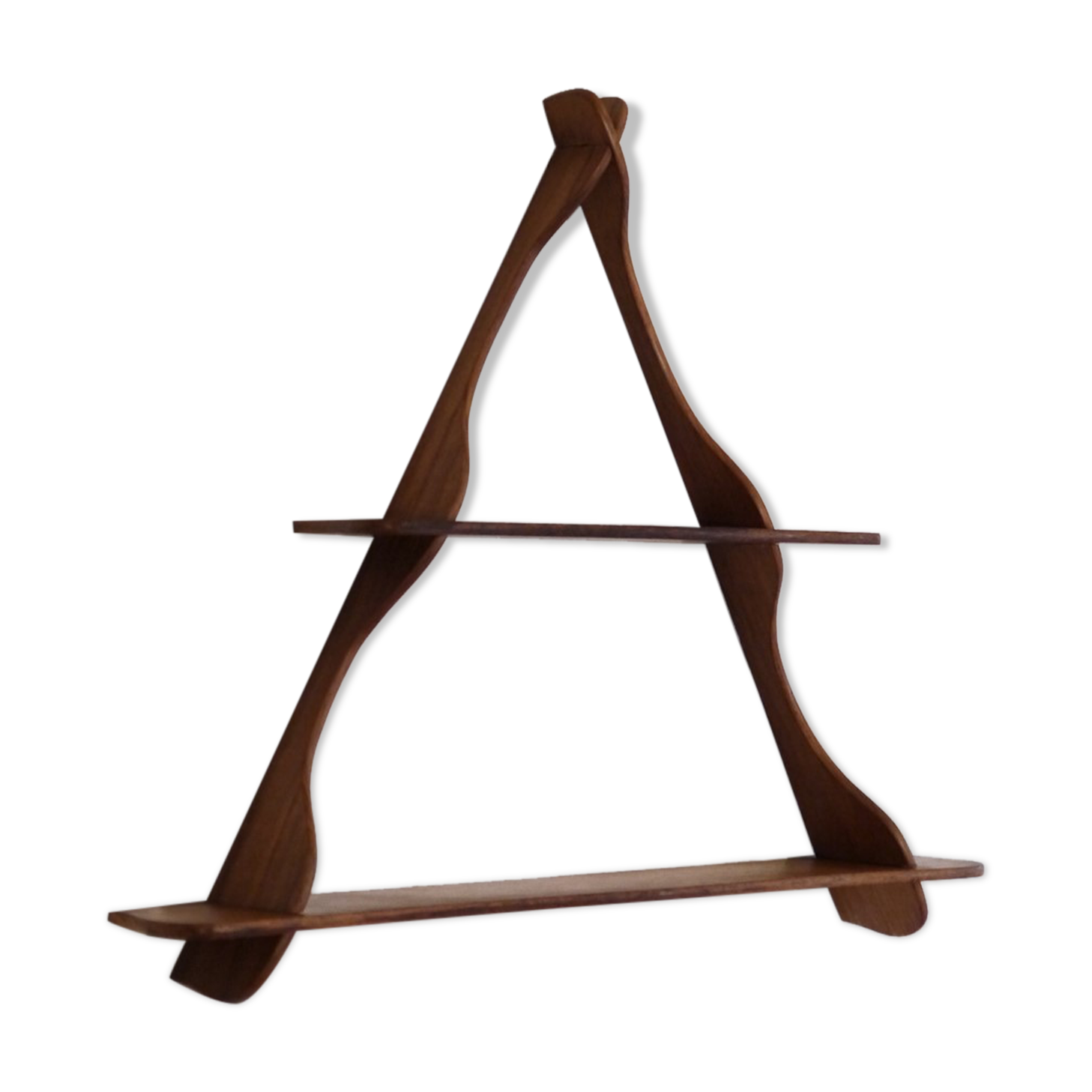 Etagere vintage scandinave en teck 1960