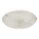 Lustre Kalmar Discus en Verre Texturé et Nickel Midcentury, Autriche, Années 1950