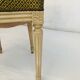 Lot of 6 chairs louis XVI style medallions