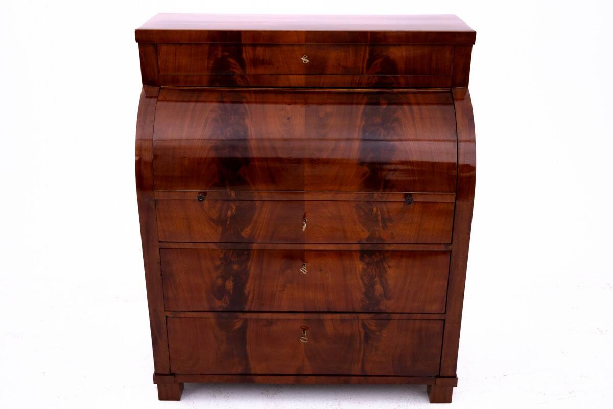 Mahogany secretary, Northern Europe, late 19th century.