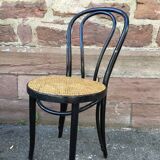 4 Viennese chairs curved wood Tuna blackened wood