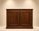 Low plinth buffet – Regency style – Solid oak – Chevron top