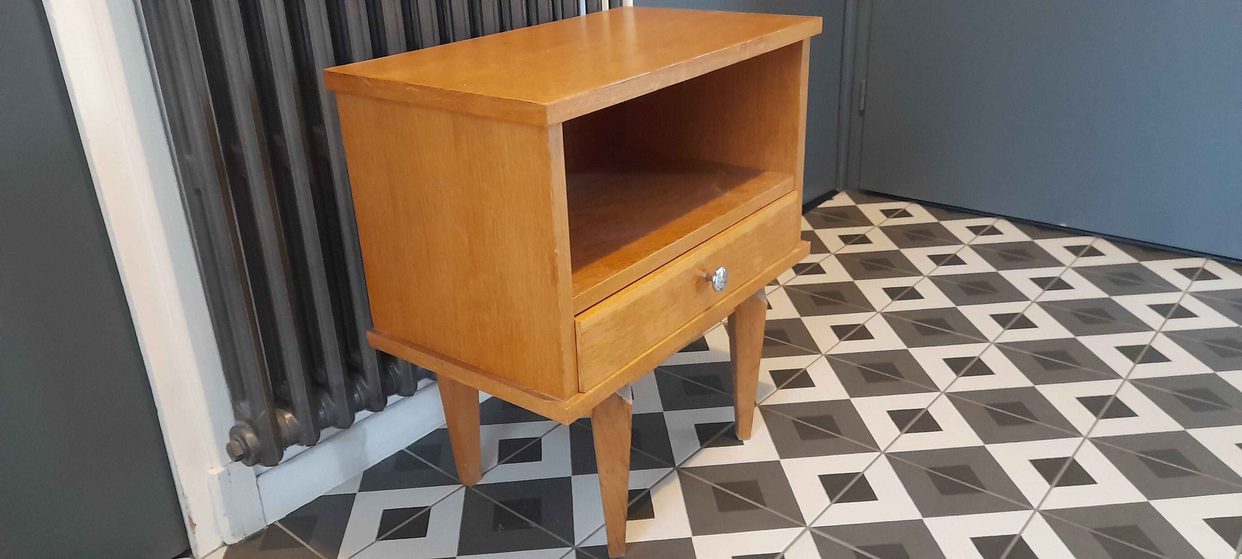 Scandinavian bedside table from the 60s