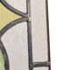 Art Deco Geometric Stained Glass Window 51x24cm