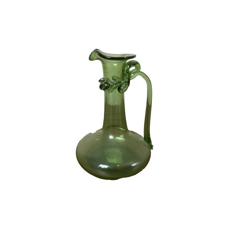 Small glass pitcher