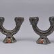 Art pottery candlesticks from Gien