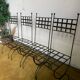 4 black wrought iron chairs for Philipine pro