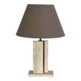 vintage marble and brass lamp